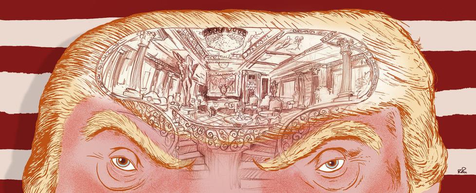 Tegning: Flu Hartberg.